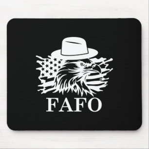 Tapis De Souris Fafo Trump Drapeau américain, Donald Trump Fafo Si
