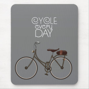 Tapis De Souris Faire du vélo tous les jours.