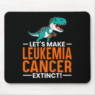 Tapis De Souris Faire Leucémie Cancer Dino Dinosaure Dinosaure Ext