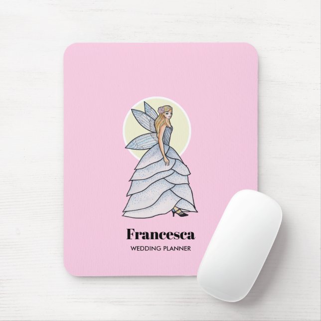 Tapis De Souris Fairy Princess Petals Robe Mode Illustration (Avec souris)