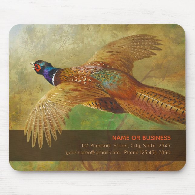 Tapis De Souris Faisan de vol d'Archibald Thorburn promotionnel (Devant)