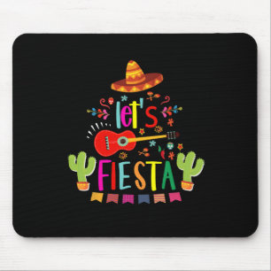 Tapis De Souris Faisons la fête Cinco De Mayo Guitare Drôle Mexica