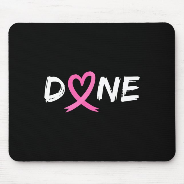 Tapis De Souris Fait Dernière Journée De Radiation Chemo Cancer Du (Devant)