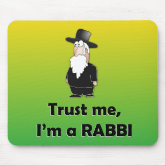 Tapis De Souris Faites-moi confiance je suis un rabbin - humour