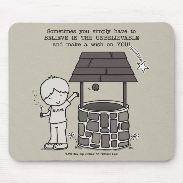 Tapis De Souris Faites un voeu sur vous ! (Devant)