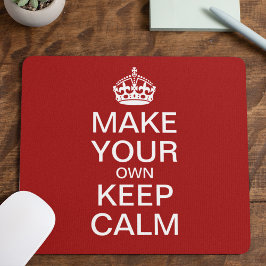 Tapis De Souris Faites votre propre calme et continuez sur Mousepa