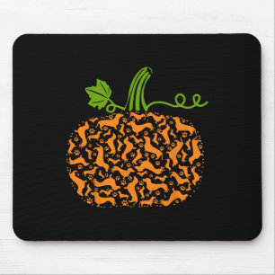 Tapis De Souris Fall Dachshund Doxin Citrouille Amusant Halloween