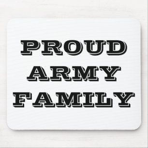 Tapis De Souris Famille de l'armée de Mousepad