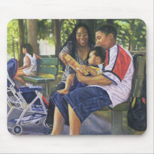 Tapis De Souris Famille en parc 1999