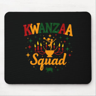 Tapis De Souris Famille Kwanza Squad Afro-american Happy Kwanzaa S