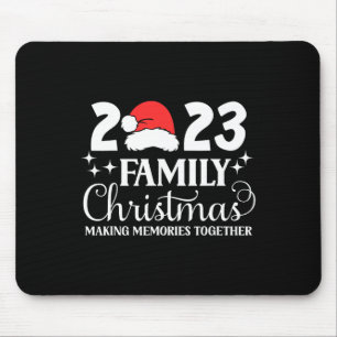 Tapis De Souris Famille Noël 2023 Equipe Correspondante Père Noël