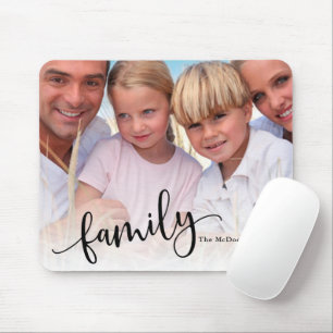 Tapis De Souris Famille, personnalisation photo complète