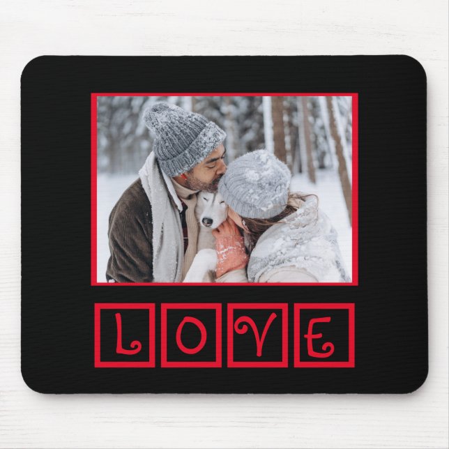 Tapis De Souris Famille Personnalisée Modèle photo animal de compa (Devant)