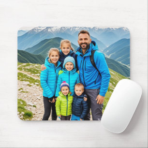 Tapis De Souris Famille photo personnalisée 1