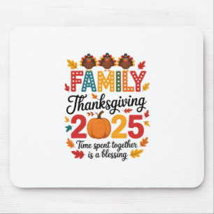 Tapis De Souris Family Thanksgiving 2025 – Le temps passé ensemble