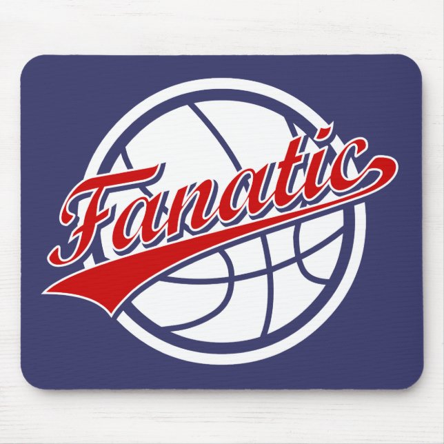 Tapis De Souris Fanatique de basket-ball (Devant)