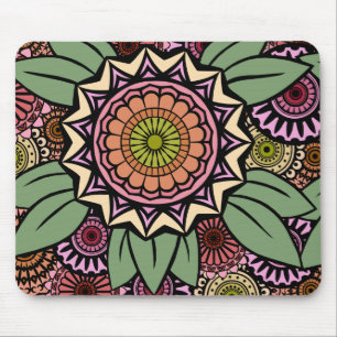 Tapis De Souris Fandango de Deco dans l'orange et le vert