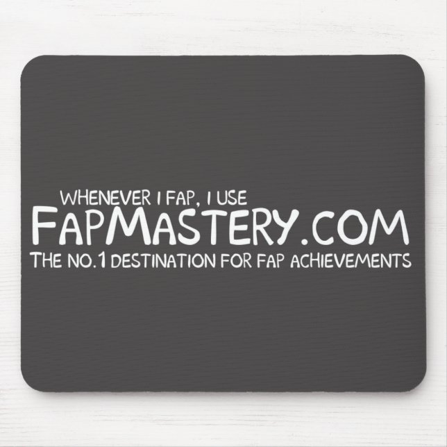 Tapis De Souris FapMastery.com Mousepad (Devant)
