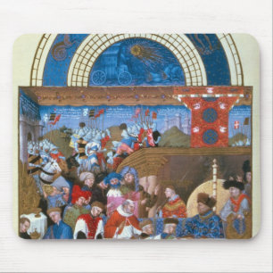 Tapis De Souris Fascimile de janvier : scène de banquet