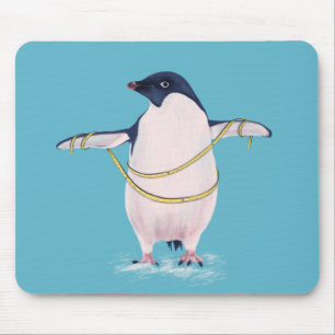 Tapis De Souris Fat Penguin On Diet Cute Funny Bird