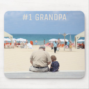Tapis De Souris Father's Day #1 Grandpa Custom Photo