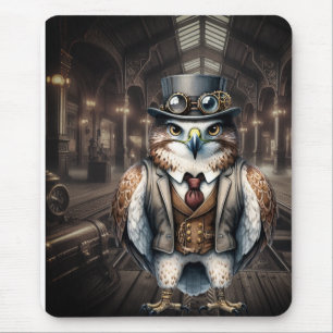 Tapis De Souris Faucon de Steampunk