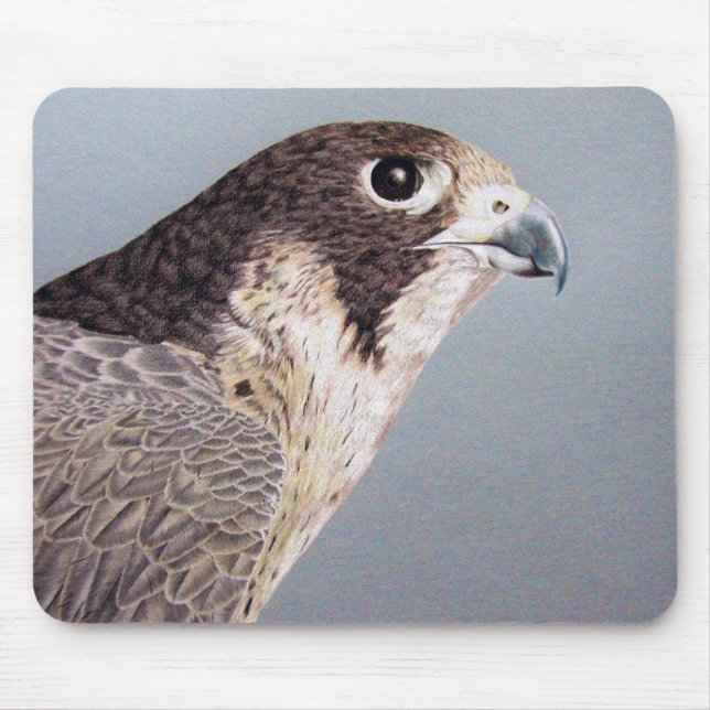 Tapis De Souris Faucon pèlerin Mousepad (Devant)