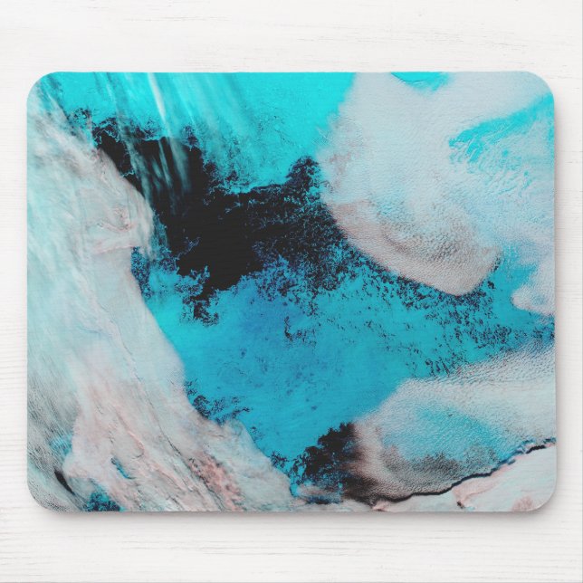 Tapis De Souris Fausse vue couleur de Polynya (eau libre) (Devant)
