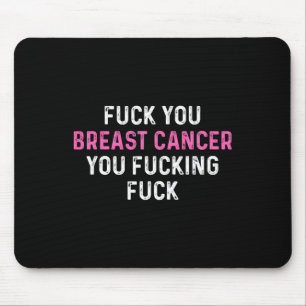 Tapis De Souris Fck Cancer du sein Amusants Sensibilisation au can