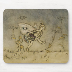 Tapis De Souris Fée d'Arthur Rackham , illustration 'd'un Midsu