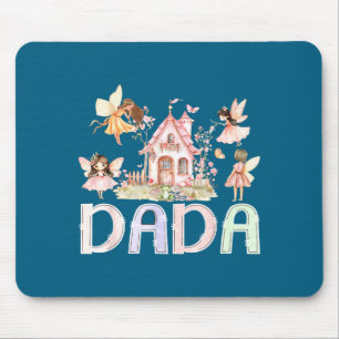 Tapis De Souris Fée Papa Magique Fleur Anniversaire Fille Conte de