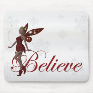 Tapis De Souris Féerie de Noël Croyez 3 - Vacances Mousepad