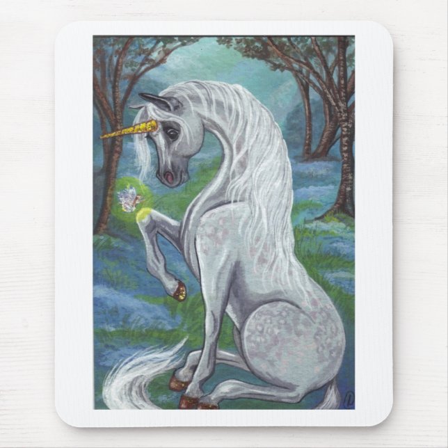 Tapis De Souris Féerie Mousepad de LICORNE (Devant)