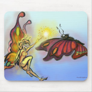 Tapis De Souris Féerie orange