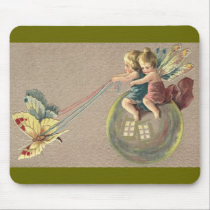 Tapis De Souris Fées montant une bulle