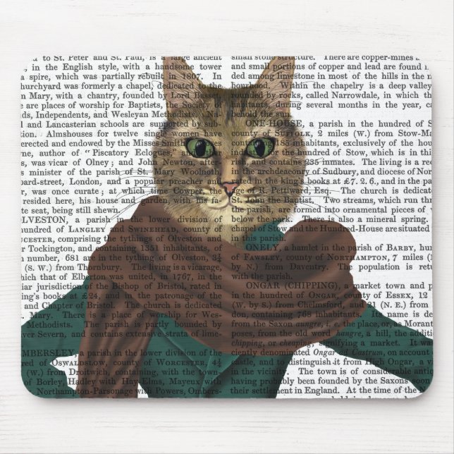 Tapis De Souris Feline Fashionista (Devant)