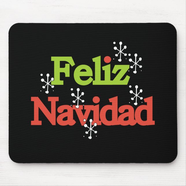 Tapis De Souris Feliz Navidad (Devant)