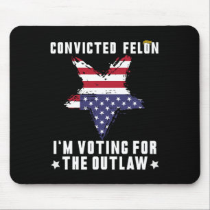 Tapis De Souris Felon 2024 Donald Trump 2024 Reprendre l'Amérique