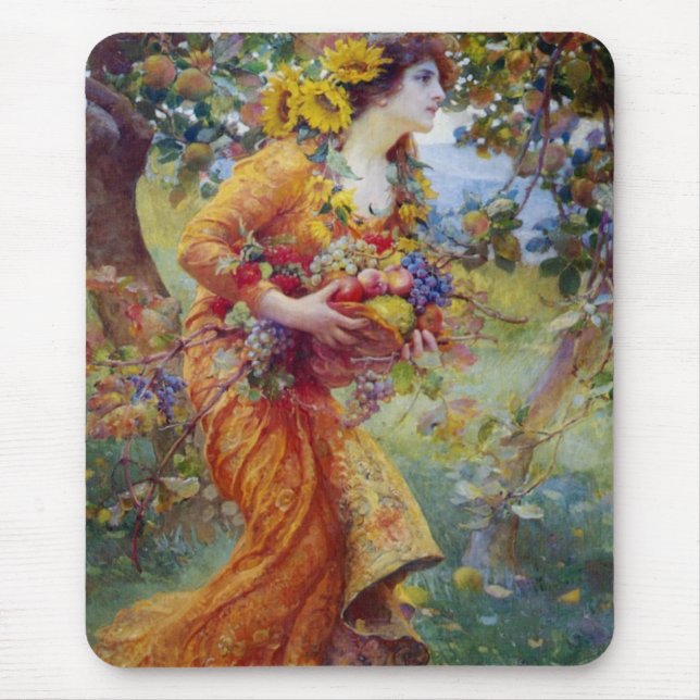 Tapis De Souris Femme avec prime d'été (Devant)