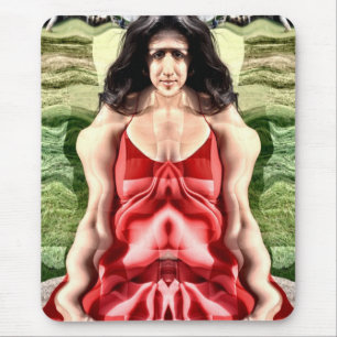 Tapis De Souris Femme cubiste