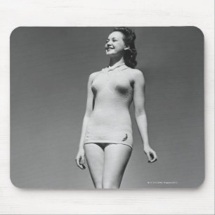 Tapis De Souris Femme dans le maillot de bain