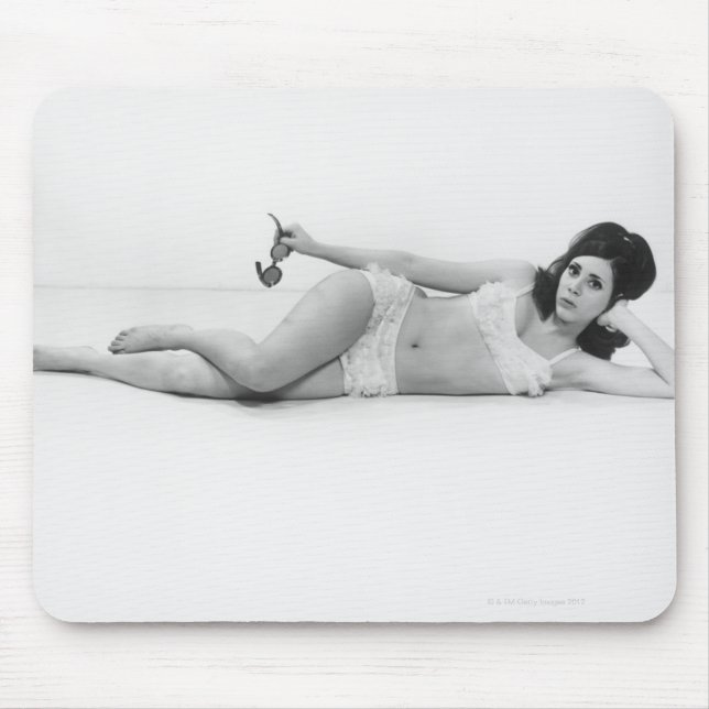 Tapis De Souris Femme dans les vêtements de bain (Devant)