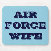 Femme de la Force aérienne de Mousepad