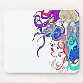 Tapis De Souris femme de vie