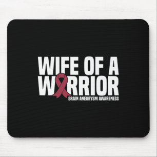 Tapis De Souris Femme d'un guerrier Cerveau Aneurysme sensibilisat
