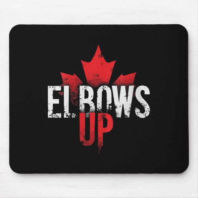 Tapis De Souris Femme Elbows Up Fans Maple Leaf col V (Devant)