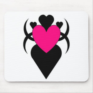 TAPIS DE SOURIS FEMME EN FORME DE COEUR