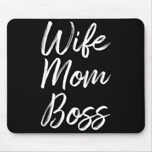 Tapis De Souris Femme maman patronne femme drôle maman mignonne Fe
