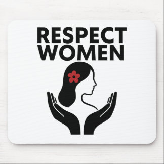 Tapis De Souris femme respectueuse