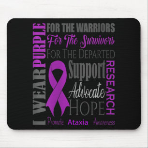 Tapis De Souris Femmes Ataxie Maladie neurologique Sensibilisation